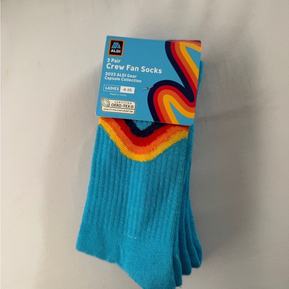 ALDI Crew Fan Socks
